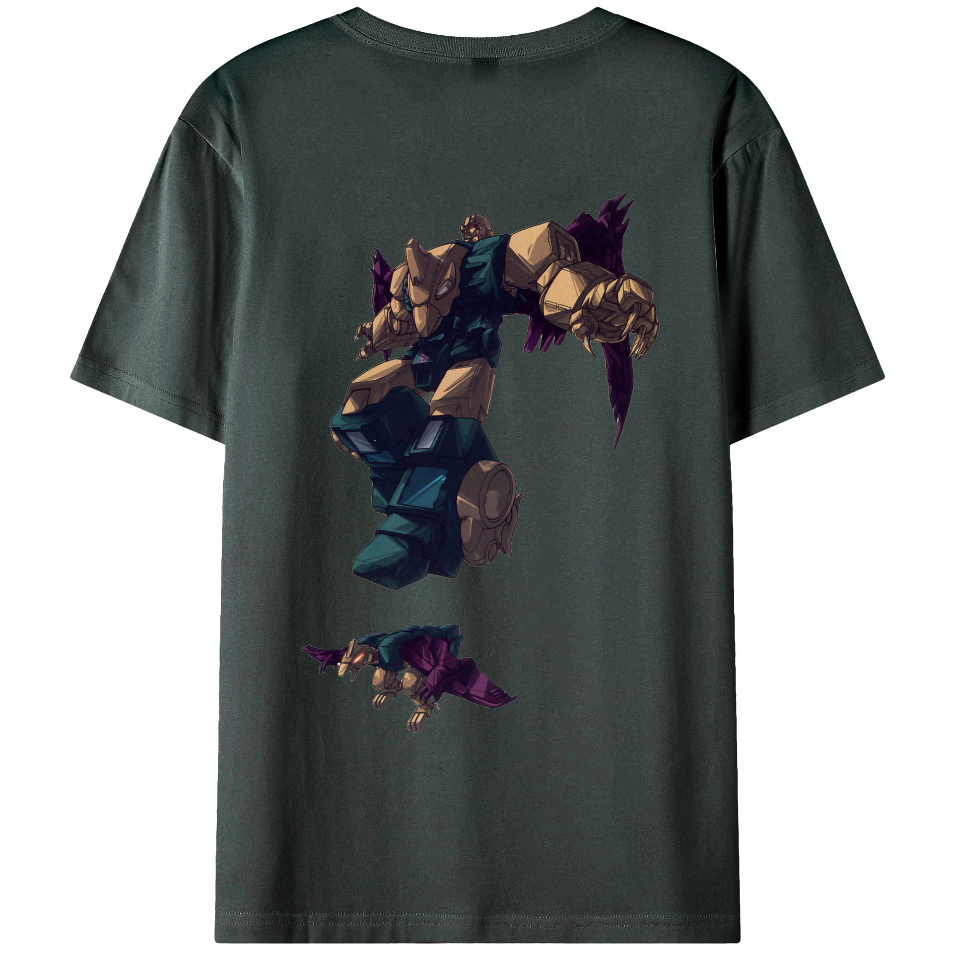 （画像用）  綿100％ メンズ半袖Tシャツ（バックプリント） 通気性
